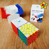 Cubo 7x7 M 56mm Diansheng Super Mini Cube Nucleo Magnetico Blanco