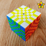 Cubo 7x7 M 56mm Diansheng Super Mini Cube Nucleo Magnetico Blanco