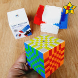 Cubo 7x7 M 56mm Diansheng Super Mini Cube Nucleo Magnetico Blanco
