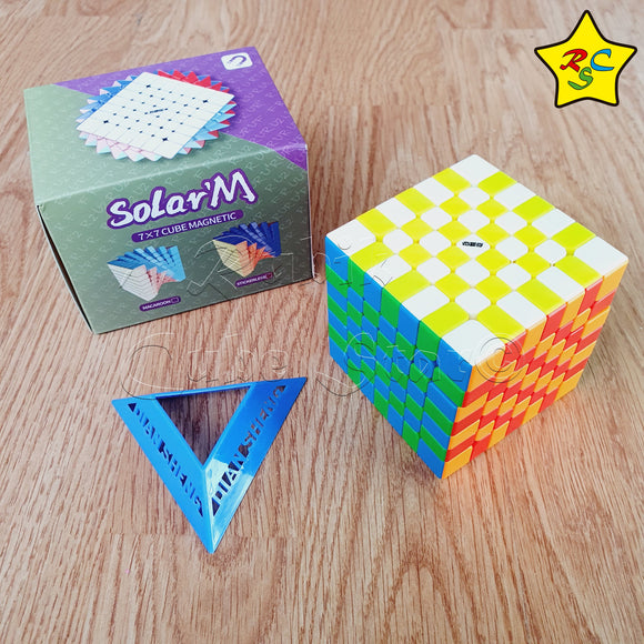 7x7 Solar M Diansheng Cubo Magnético Stickerless Speed