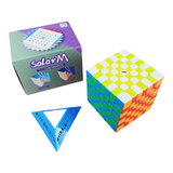 7x7 Solar M Diansheng Cubo Magnético Stickerless Speed