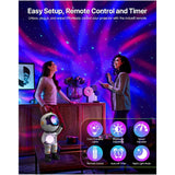 Proyector Astronauta Night Light Rossetta SC513 LED Galaxy
