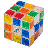 Cubo Rubik's 3x3 Crystal Hasbro Original Transparente Color