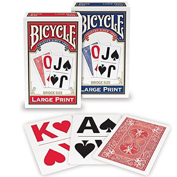 Cartas Bicycle Large Print Vision Indice Grande Air Cushion