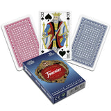 Juego De Cartas Poker Fournier 808 Jumbo Index Linen Finish Azul N/a Inglés