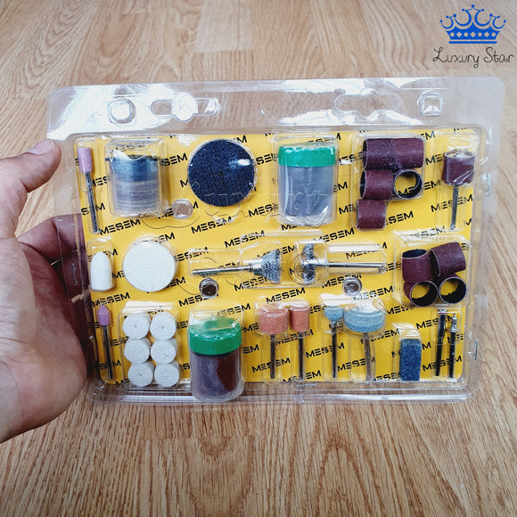 Brocas Motor Tool Kit Accesorios Tallado Pulido 105 Piezas