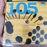 Brocas Motor Tool Kit Accesorios Tallado Pulido 105 Piezas