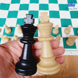 Ajedrez Profesional #5 Competicion Grande 49cm Tapete Goma