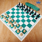 Ajedrez Profesional #5 Competicion Grande 49cm Tapete Goma