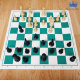 Ajedrez Profesional #5 Competicion Grande 49cm Tapete Goma