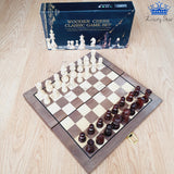 Ajedrez Madera Magnetico Fino Juego Mesa Premium Portable