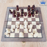 Ajedrez Madera Magnetico Fino Juego Mesa Premium Portable