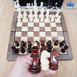 Ajedrez Madera Magnetico Fino Juego Mesa Premium Portable
