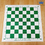 Ajedrez Profesional #4 Grande Tablero Verde Goma Tapete