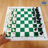 Ajedrez Profesional #4 Grande Tablero Verde Goma Tapete