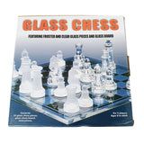 Ajedrez Cristal Vidrio Lujo Chess Elegante Obsequio Detalle