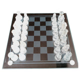 Ajedrez Cristal Vidrio Lujo Chess Elegante Obsequio Detalle