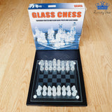 Ajedrez Cristal Vidrio Lujo Chess Elegante Obsequio Detalle