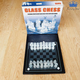 Ajedrez Cristal Vidrio Lujo Chess Elegante Obsequio Detalle