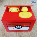Alcancia Traga Monedas Pokemon Pikachu Caja Ahorro Propina