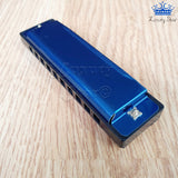 Armonica Instrumento Viento Portable 10 Huecos + Estuche