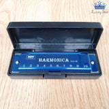 Armonica Instrumento Viento Portable 10 Huecos + Estuche