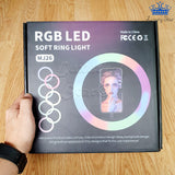 Aro Luz Led Rgb Multicolor Fotografias Videos Profesional