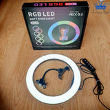 Aro Luz Led Rgb Multicolor Fotografias Videos Profesional