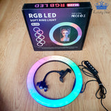 Aro Luz Led Rgb Multicolor Fotografias Videos Profesional