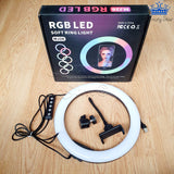 Aro Luz Led Rgb Multicolor Fotografias Videos Profesional