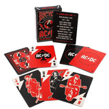 Baraja De Cartas Acdc Naipes Poker Bicycle Rojo Negro Juego