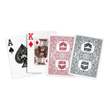 Juego Cartas Copag Wsop Par Rojo Negro Naipes Poker Plastico Negro/rojo