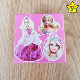 Cubo 3x3 Barbie Animado Figuras Impreso Rosado Muñeca