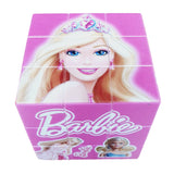 Cubo 3x3 Barbie Animado Figuras Impreso Rosado Muñeca
