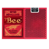 Cartas Bee Metal Luxe Premium Abeja Casino Metalizado N°92