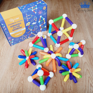 Juguete Didactico Bloques Magneticos Esferas Construccion