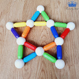 Juguete Didactico Bloques Magneticos Esferas Construccion