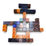 Set Bloques Magneticos Minecraft x60 Caja Metalica Niños
