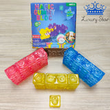 Bloques Magicos Goma Colores x28 Armar Figuras Antiestres