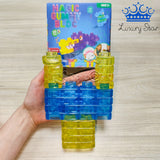 Bloques Magicos Goma Colores x28 Armar Figuras Antiestres