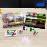 Set Bloques Magneticos Minecraft Construccion My World x130