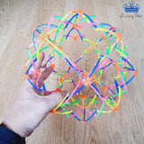 Esfera Expandible Antiestrés Bola Didactica Atomo Juguete