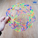 Esfera Expandible Antiestrés Bola Didactica Atomo Juguete