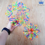 Esfera Expandible Antiestrés Bola Didactica Atomo Juguete