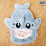 Bolsa Termica Agua Caliente Peluche Tiburon Dolores Colicos