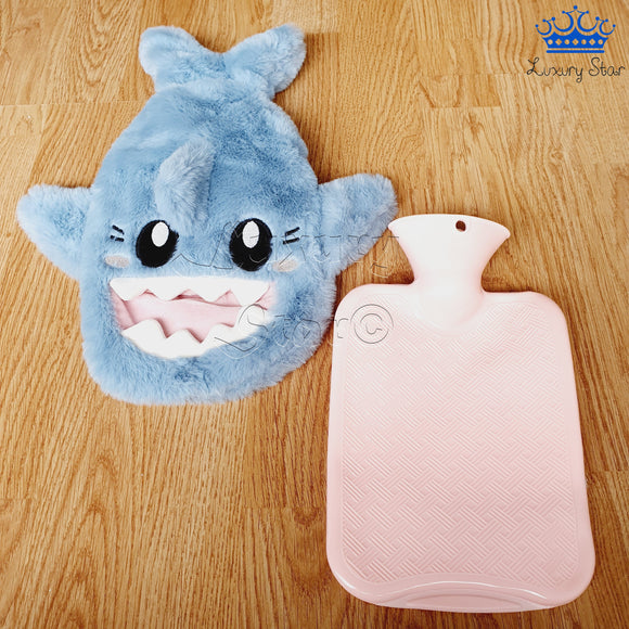 Bolsa Termica Agua Caliente Peluche Tiburon Dolores Colicos