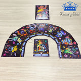 Cartas Stitch x 10 Plateado Negro Juego Niños Coleccion