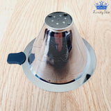 Cafetera Chemex 400ml Vidrio Goma Negra Con Filtro Metalico