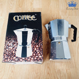 Cafetera Italiana Grande 12 Tazas Aluminio Cafe Tradicional