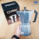 Cafetera Italiana Grande 12 Tazas Aluminio Cafe Tradicional